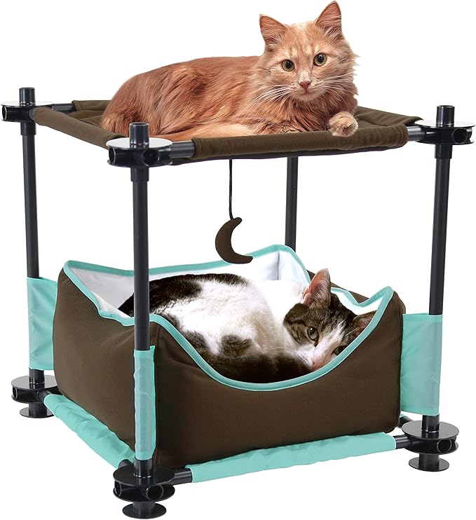 Kitty City Claw Indoor and Outdoor Mega Kit Cat Furniture, Cat Sleeper, Outdoor Kennel
