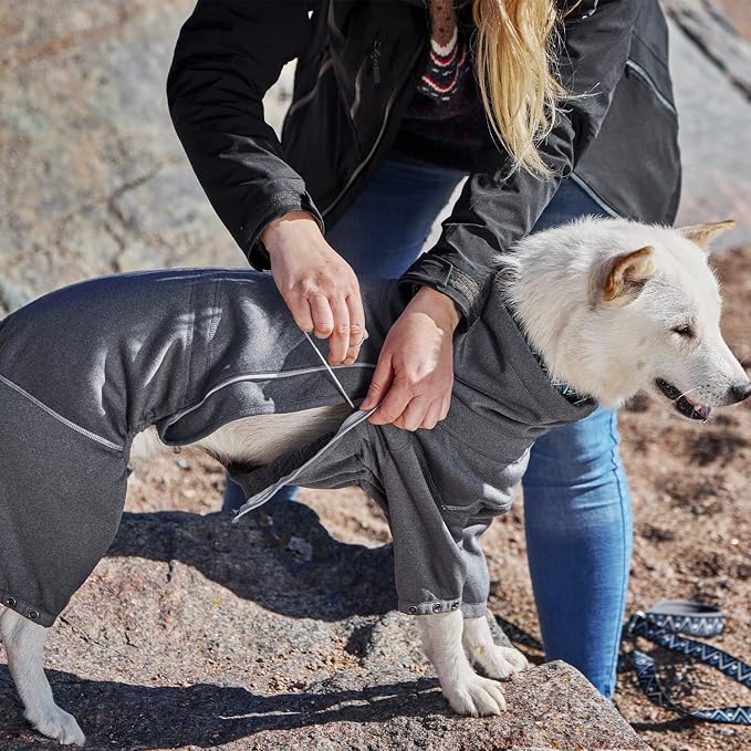 Hurtta Midlayer Dog Overall, BlackBerry, 24M