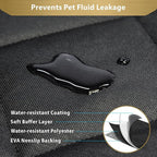 F-color SUV Cargo Liner for Dogs - Heavy Duty Cargo Cover for Mid-Size SUVs | Water Resistant, Bumper Flap, Non-Slip Mat, Car Trunk Dog Car Seat Cover Prevents Scratches Pet Hair Mud Dirt for Sedans Vans