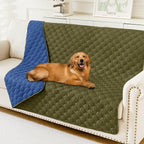 Smiry Waterproof Dog Bed Cover Blanket, Reversible Pet Blanket | Soft Reversible, Washable Leakproof Cats Dogs Couch Cover for Sofa, Couch, Furniture (52x82 Inch)