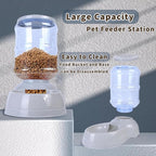 Automatic Dog Feeders,3 Gallon Capacity Gravity Food Dispenser for Large Dogs,Automatic Dog Feeder Large Breed, Pet Feeder Station Food Dispenser