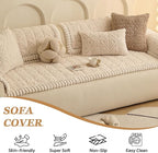 Plush Couch Cover for Dogs – Non Slip Pet Sofa Protector, Ultra Soft Washable Couch Cover for Pets, Anti-Slip Backing Furniture Protector for Cats & Dogs, Fits Standard & L-Shape Sofas (Only1PC )