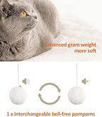 FourFurPets 26.7in Large Cat Tree Tower Condo, Cat Scratch Posts for Indoor Cats, Big Plate, Three 23.6in Full Sisal Scratching Posts, Greige