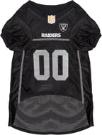 Pets First NFL Raiders Dog Jersey, Size Small, Football Shirt Costume for Pet, Dog Sports T-Shirt, NFL Team Clothing for Cats, Licensed Pet Apparel Available in 7 Sizes and 32 Teams