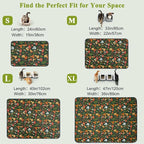 Unicorn Catcher 33"x22" Cat Litter Mat Machine Washable Litter Trapping Pad | Kitty Paw Friendly Padding With Breathable 3D Air Mesh Technology And A Non-Slip Base To Keep Home Floors Debris-Free
