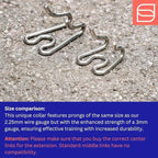 Herm Sprenger Stainless Steel Dog Collar with Short Links and Quick Release ClicLock Buckle Made in Germany (Stainless Steel, 20in x 3.0mm (Neck Size up to 16-17in))