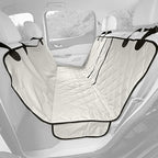 4Knines Dog Hammock – Rear Seat Cover for 60/40 Split Bench w/Armrest (Tan, Regular)