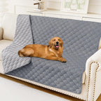 Smiry Waterproof Dog Bed Cover Blanket, Reversible Pet Blanket | Soft Reversible, Washable Leakproof Cats Dogs Couch Cover for Sofa, Couch, Furniture (68x82 Inch)