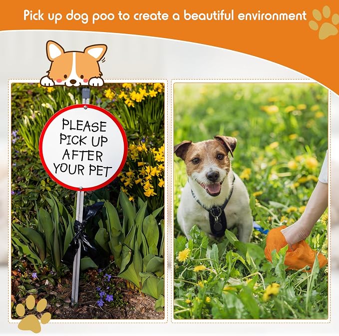 Sherr 20 Boxed Rolls 4000 Counts Dog Poop Bags Bulk Leak Proof Dog Waste Bags Universal Pet Doggy Waste Poop Box for Puppy Pets Outdoor Walking and Travel, 20 Rolls of 200(Orange)