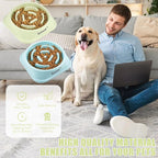 2 Pack Slow Feeder Dog Bowls for Large Dogs | Non-Slip Base, Anti-Choking Design, Reduces Bloating & Overeating, Easy to Clean, 4 Cups