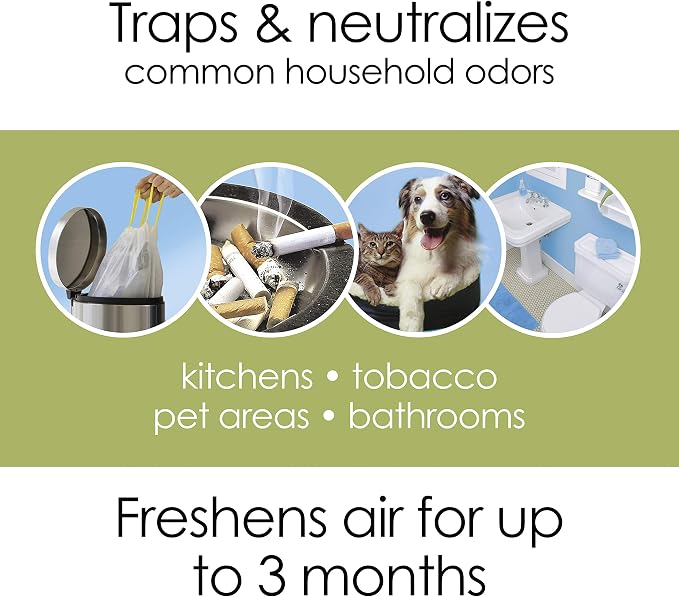 Hamilton Beach TrueAir Plug-Mount Odor Eliminator with Carbon Filter | Green Mountain Scent Cartridge | For Common Household-Smells, Tobacco, Pet, Bathroom, Trash | On/Off Fan | 04530GM