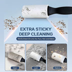 Lint Rollers for Pet Hair, 600 Sheets 2 Handles with 6 Rollers | Extra Sticky, Lint Remover for Clothes, Clean Hair on Sheets Couch Furniture and Carpet, Dog and cat Lint Roller,travel size