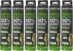 Evercare Pack of 6 10" Wide Large Surface Mega Pet Roller Refill, 50 Sheets Each (300 Sheets Total)