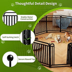 Heavy Duty Tube Dog Playpens,Dog playpen Outdoor for Large Dogs,Puppy Play Pen for Indoors,40" H 12 Panels