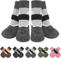 BEAUTYZOO Dog Socks to Prevent Licking Paws for Hardwood Floors Anti Slip, Dog Shoes Booties for Hot/Cold Pavement,Grippy Boots & Paw Protectors Traction Control for Small Medium Large Senior Dogs