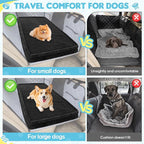 Loiion Dog Car Bed, Non-Slip Backseat Extender Pet Mat 50"x24.6" | Removable, Washable Dog Bed With Waterproof Liner Protects Car Seats, Anti-Slip Travel Bed For Dogs
