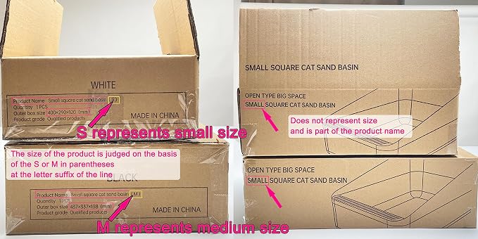 Sfozstra Open Cat Litter Box:Odor Reducing Anti Splash Design | Under 13 lbs Cats/ABS Material/Removable Liner & Sifting Tray/Leak-Proof/Odor-Reducing/Easy-Clean