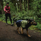Ruffwear, Sun Shower Dog Raincoat Coverall, Waterproof & Windproof All-Weather Jacket with Full Coverage & Leg Straps, Lightweight & Reflective Dog Gear, Midnight Blue, Small