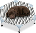 Kuntrust Elevated Outdoor Dog Bed (6 Sided Small, Triangle)