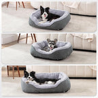 INVENHO XL Dog Beds Large Sized Dog, Washable Orthopedic Warming Soft Sleeping Durable with Anti-Slip Bottom