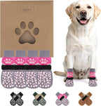 KOOLTAIL Dog Socks Shoes for Hot Pavement, Breathable & Warm Winter Dog Booties to Prevent Licking Paws for Small Medium Large Senior Dogs,Non Slip Grippy Pet Boots & Paw Protectors for Hardwood Floor