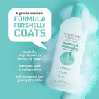 Veterinary Formula Smart Coat Complex Soothing and Deodorizing Oatmeal Shampoo for Dogs, 17 Fl oz – Baking Soda Eliminates Odors, Aloe Vera & Oatmeal Cleanse and Hydrate Skin – Long-Lasting Fragrance | Oatmeal and aloe vera formula, baking soda odor co...