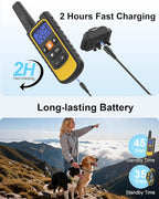 Dog Shock Collar 2 Pack, Rechargeable Dog Training Collar with Remote for Large Medium Small Dogs, 3300FT Waterproof Shock Collar with Beep Vibration and Shock Modes