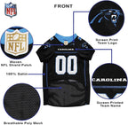 Pets First NFL NFC South Mesh Jersey for Dogs, Medium, Carolina Panthers