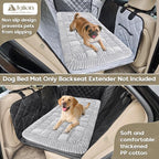 Dog Car Bed Mat Non-Slip Backseat Extender Dog Bed 50" x24.6" | Travel Bed for Dogs，Chew-Resistant, Easy Clean & Scratch-Proof, Comfort Design, Fits Trucks/Sedans/SUVs