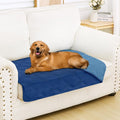 Smiry Waterproof Dog Bed Cover, Reversible Pet Blanket for Sofa Couch | Soft Washable Dog Blanket, Leakproof Couch Cover for Dogs Cats & Furniture Protection, 30x53, Navy/Blue