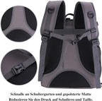 LOLLIMEOW Large Pet Carrier Backpack, Bubble Backpack Carrier for Fat Cats and Puppies,Airline-Approved(Grey)