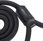Mile High Life Dog Leash with Genuine Leather Handle, 6 FT/5 FT/4 FT | Leather Grip Rope Leash, Heavy Duty 360° Swivel Metal Clasp, for Small Medium & Large Dogs