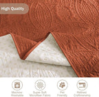 Quilted Recliner Chair Covers, Soft Lazy Boy Chair Covers, Water-Repellent Recliner Covers, Pet Friendly Chair Cover for Dogs Cats, Washable Sofa Protector (Recliner 22", Burnt Orange)