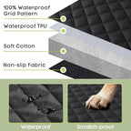 Dog Car Seat Cover for Trucks Ford F150/Chevrolet Silverado 1500 | Ram 1500/GMC Sierra 1500, Waterproof Nonslip Heavy Duty Back Seat Cover for Dogs