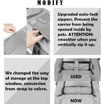 GAPZER Pet Carrier for Large Cats up to 20lbs Soft-Sided Privacy Protection | Pet Crate for Medium to Big Kitten Small Puppy Transport, Washable Dog Cloth Carry Bag Home Outdoor Car Travel, Vet Visits
