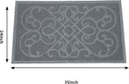 PetLike Cat Litter Box Mat, Thick Kitty Litter Trapping Mat, Durable,Waterproof &Washable with Non-Slip Backing, Soft on Kitty Paws and Easy to Clean, BPA Free