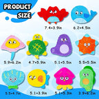 Squeaky No Stuffing Dog Toys 10 Pcs,Crinkle Dog Toys for Small Medium Breed | Bulk Puppy Toys Durable Plush Small Dog Toys,Animal Stuffless Pet Toys,Interactive Puppy Teething Chew Toys for Entertaining
