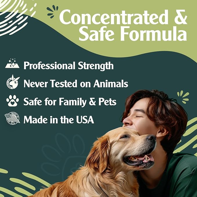 Sprinkle & Sweep: Pet Stain & Odor Enzyme Spray - 32oz, 2 Pack - No Scrubbing Concentrated Formula, Dog & Cat Urine Destroyer, Carpet Spot Cleaning