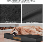 Waterproof Orthopedic Dog Crate Bed for Small Dogs & Cats | Egg Crate Foam, Fits 24x18 Crates, TPU Waterproof Layer, Machine Washable 1680D Oxford Cover, Small Pets Up to 20 lbs