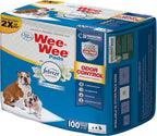 Four Paws Wee-Wee Odor Control Dog Pee Pads with Febreze Freshness