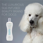 BioSilk for Dogs Puppy Tearless Shampoo, Gentle Dog Wash with Silk Proteins, Paraben and Sulfate Free Formula Helps Clean and Condition Coats for Puppies and Dogs, 12 Fl Oz