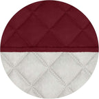 PureFit Reversible Quilted Couch Covers for Dogs Sofa Cover 4 Seater 88" | Red/Ivory, Water Resistant Couch Protector, Washable Pet Couch Cover with Non Slip and Elastic Straps For Kids