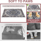 BEAUTYZOO Cat Litter Mat Large 32"x45" - Premium Waterproof Litter Trapping Mat with Non-Slip Backing, Cat Litter Box Mat Scatter Control for Floor, Machine Washable & Urine Proof, Soft for Kitty Paws