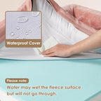 EHEYCIGA Orthopedic Small Dog Bed, Waterproof Memory Foam Washable Pet Beds | Non-Slip Bottom and Egg-Crate Foam Medium Pet Couch Bed with Washable Removable Cover, Dusty Pink