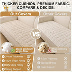 Smiry Couch Cover for Dogs, Non Slip Fuzzy Pet Sofa Covers Washable | Sofa Slipcovers for 3 Cushion Couch, Soft Thick Furniture Protector for Cats Dogs, Against Fur, Dirt, Scratch (35.4"x70.9")