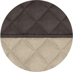 PureFit Reversible Quilted Couch Covers for Dogs Oversized Sofa Cover 78” | Chocolate/Beige, Water Resistant Couch Protector, Washable Pet Couch Cover with Non Slip and Elastic Straps For Kids