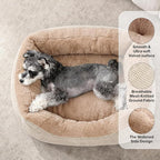 INVENHO XL Dog Beds Large Sized Dog, Washable Orthopedic Warming Soft Sleeping Durable with Anti-Slip Bottom