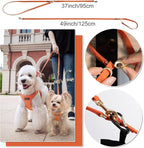 Puppytie XXS Puppy Harness and Leash Set, Orange, XXS (2.2–6 lbs) | Puppy Harness for Small Dogs, Teacup and Yorkie Harness, Soft Lightweight and Adjustable, XXS Dog Harness for Daily Walks