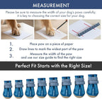 Spark Paws 365 Dog Shoes - All-Season Boots for Winter Snow & Hot Pavement | Water-resistant, anti-slip, stay-on straps - rain, ice & summer booties in one. Reflective; small, medium & large dogs