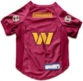 Littlearth NFL Washington Commanders Stretch Pet Jersey, Team Color, Small